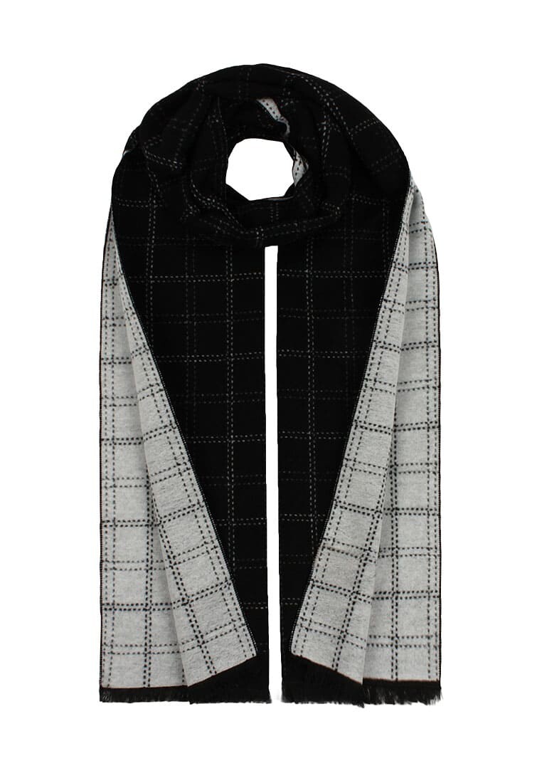 

Шарф, Белый;черный