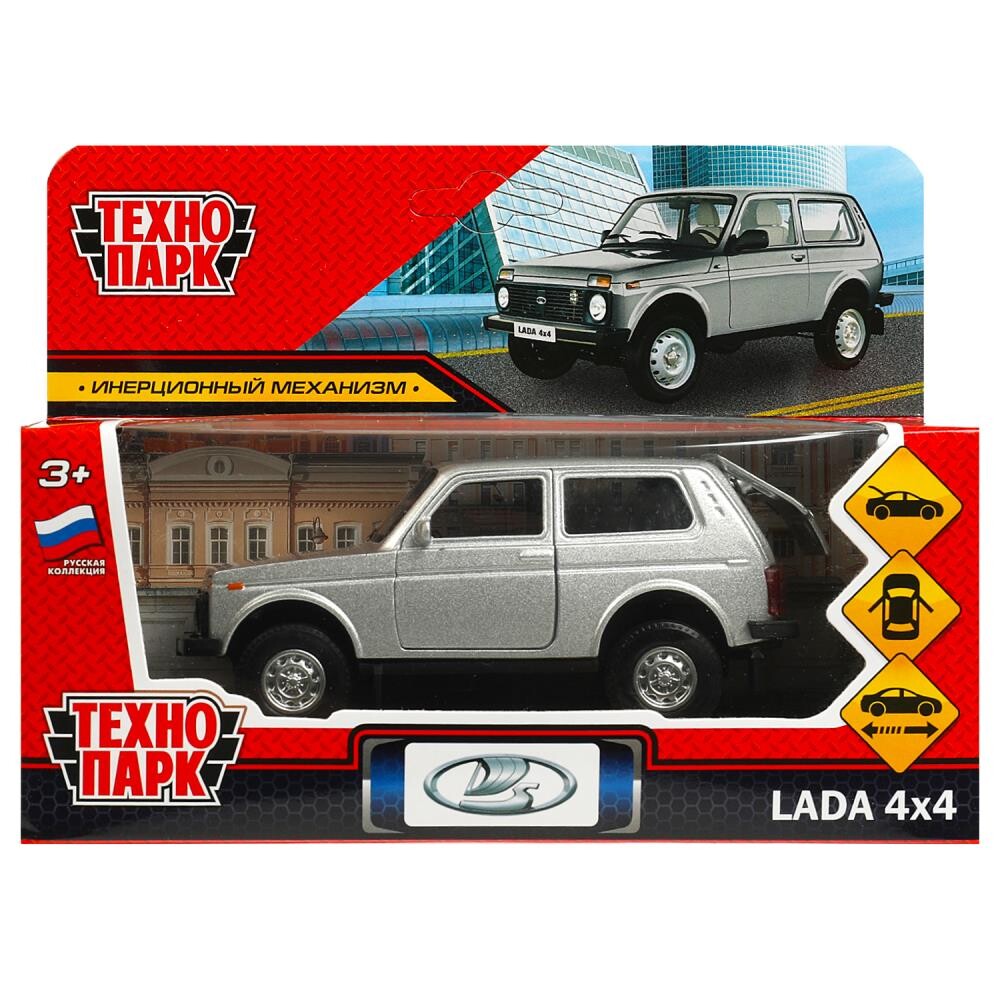

Машина металлическая LADA, Технопарк LADA4X4-12-SR