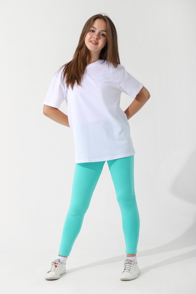

Брюки леггинсы, Голубой;ментоловый