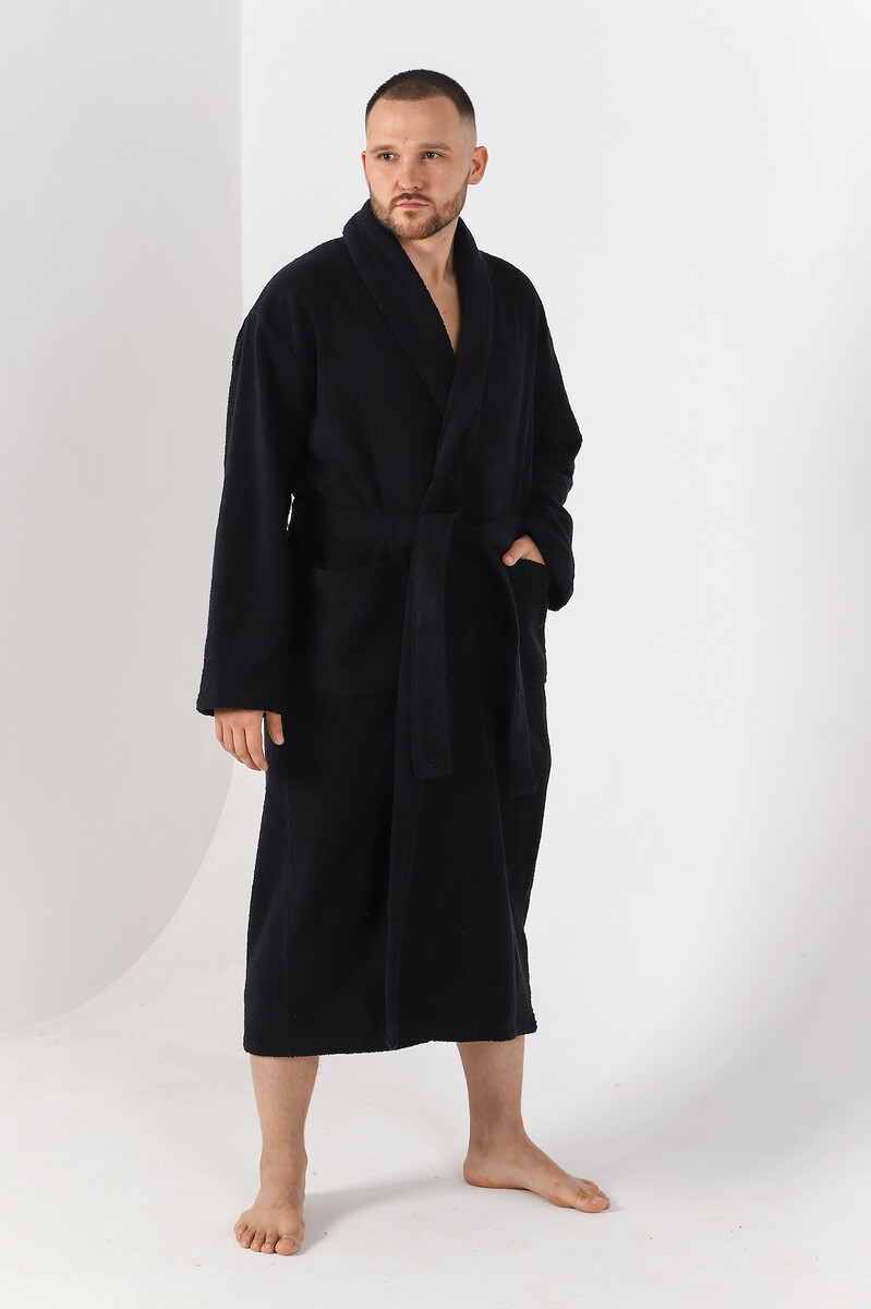 

Халат, Черный;чёрный