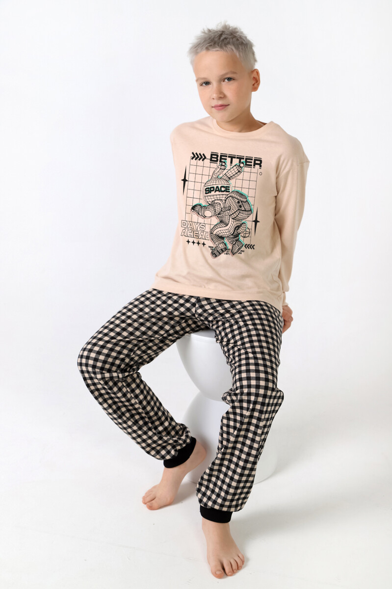 

Пижама, Бежевый