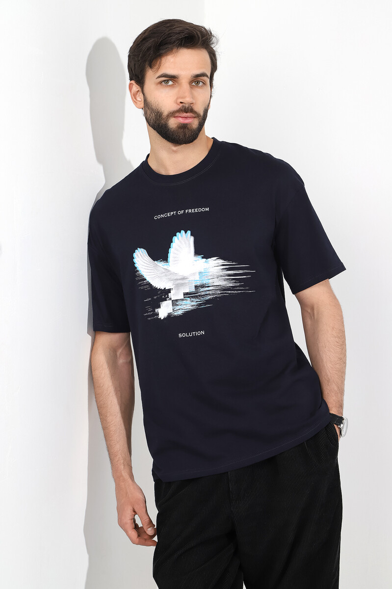 

Фуфайка футболка, Синий;тёмно-синий