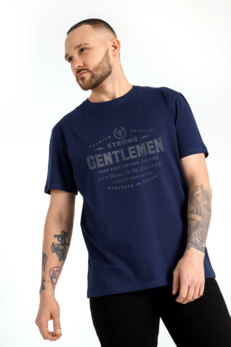 

Фуфайка футболка, Синий;тёмно-синий