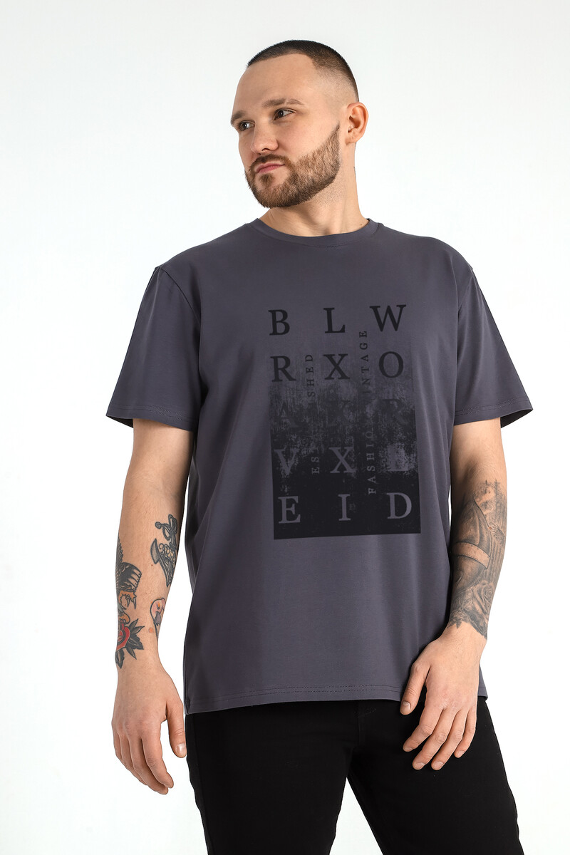 

Фуфайка футболка, Серый;графитовый