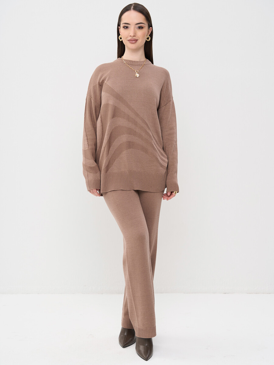 

Костюм, Бежевый;пыльный кедр