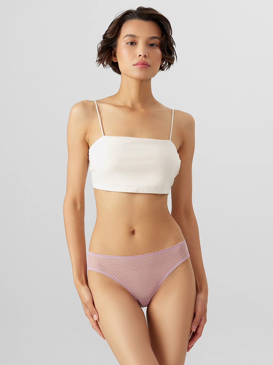 

Трусы женские классические розовые, Розовый;лиловый