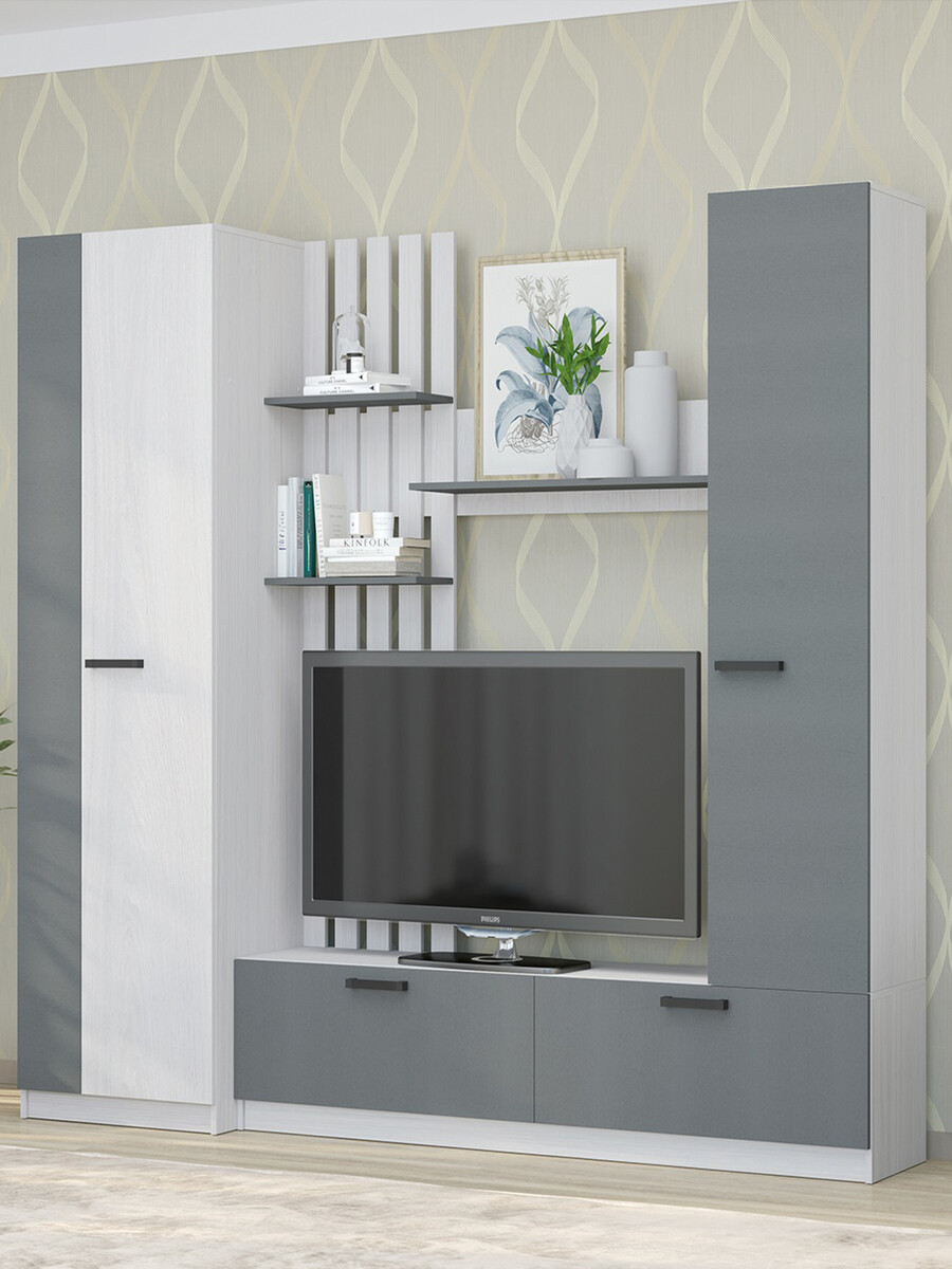 

Гостиная, Белый;серый