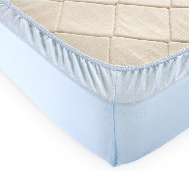 

Простыня трикотажная 160х200х20, Голубой