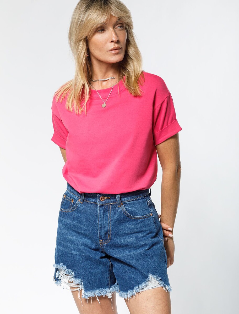 

Футболка, Розовый;цикламеновый