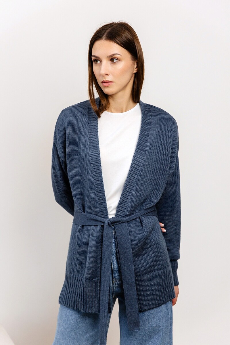 

Кардиган, Синий;индиго