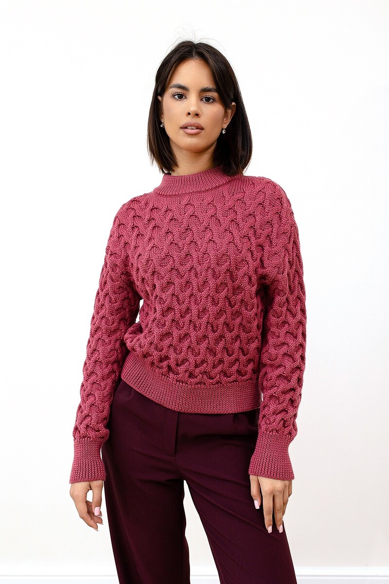 

Джемпер, Бордовый;брусничный