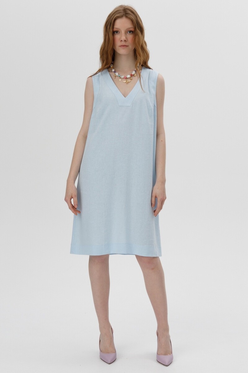 

Платье, Голубой;нежный голубой