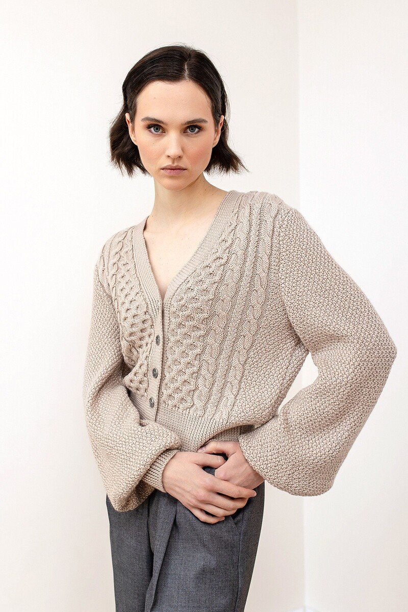 

Жакет, Бежевый;светло-бежевый