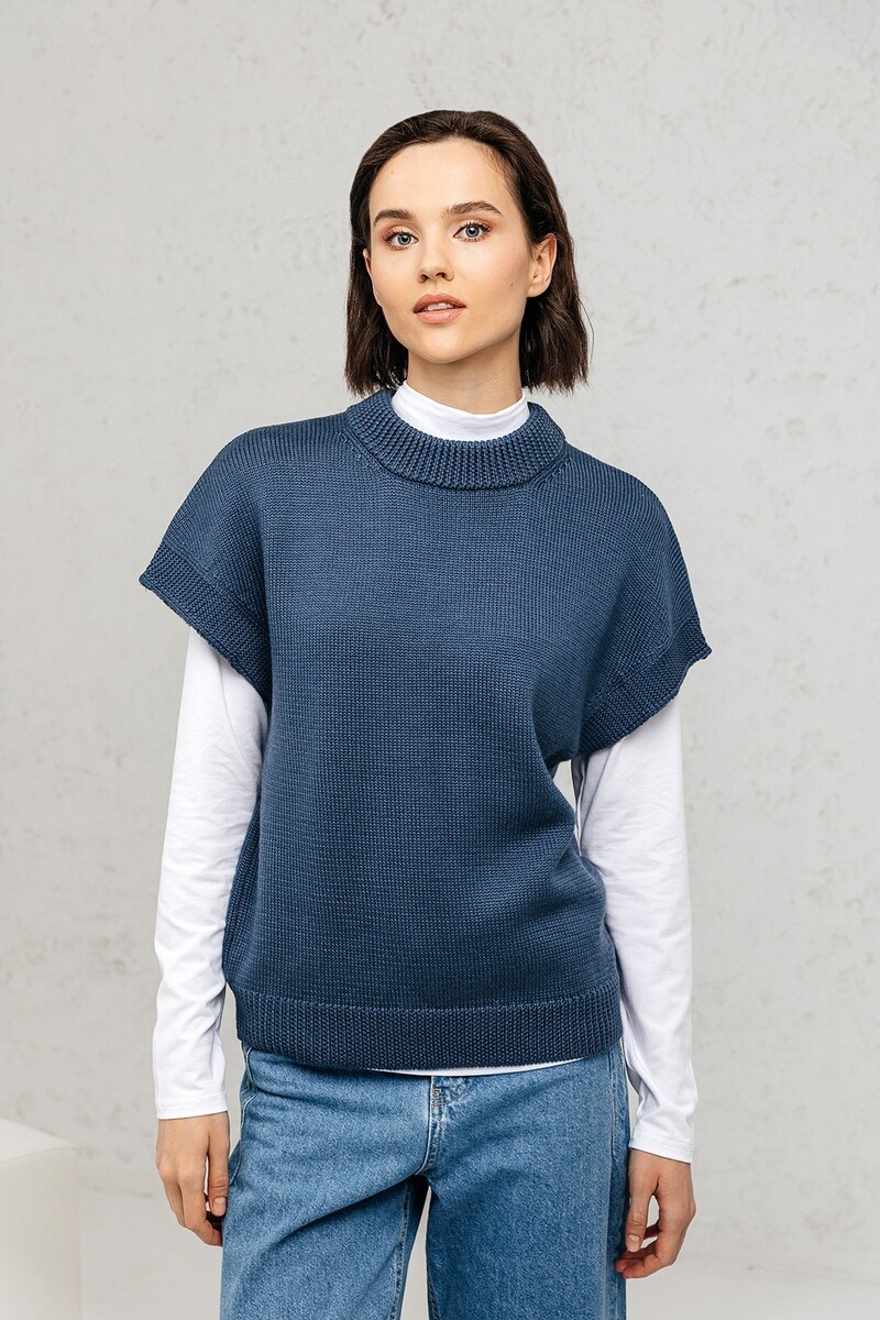 

Жилет, Синий;индиго