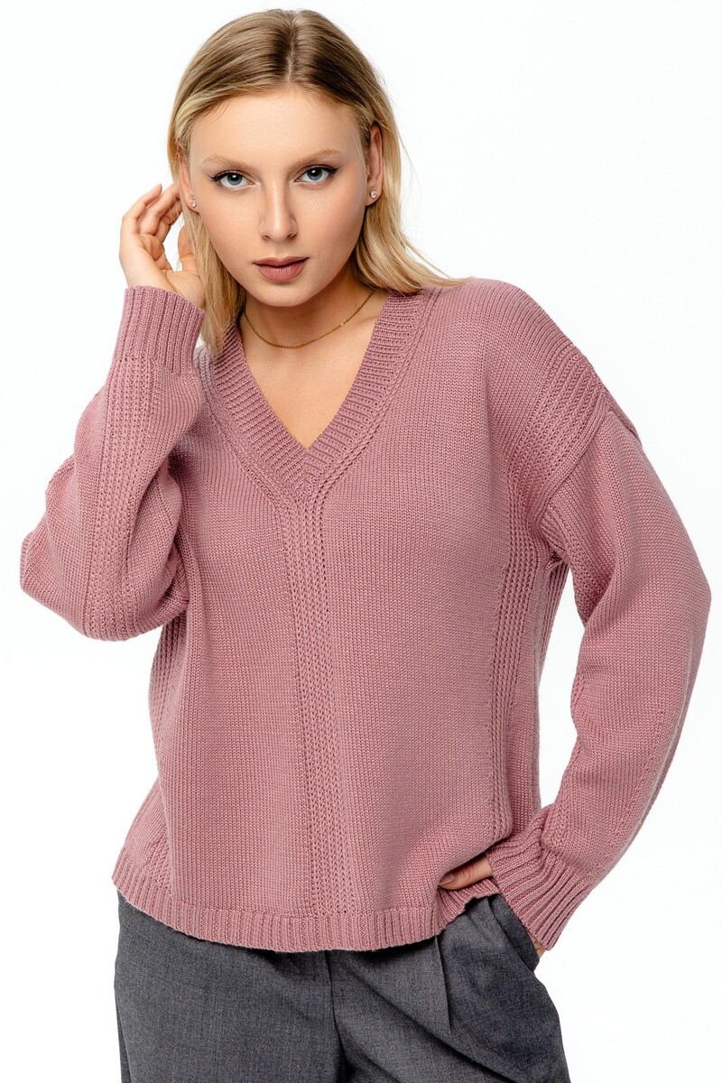 

Джемпер, Розовый;клевер