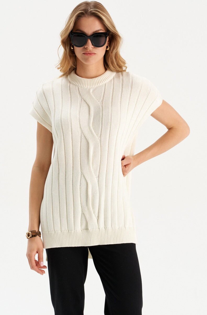 

Жилет, Бежевый;молочный