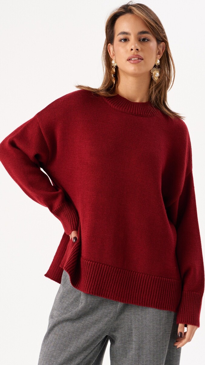 

Джемпер, Бордовый;винный