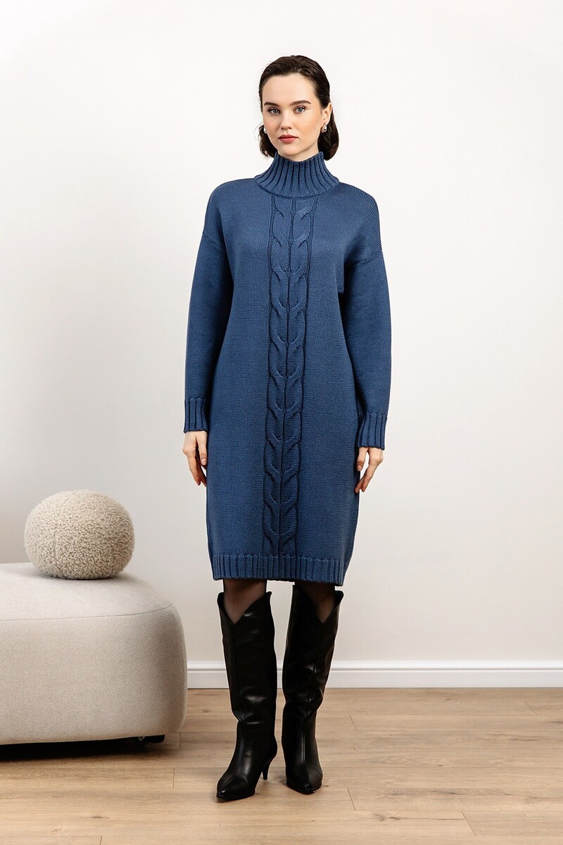 

Платье, Синий;индиго