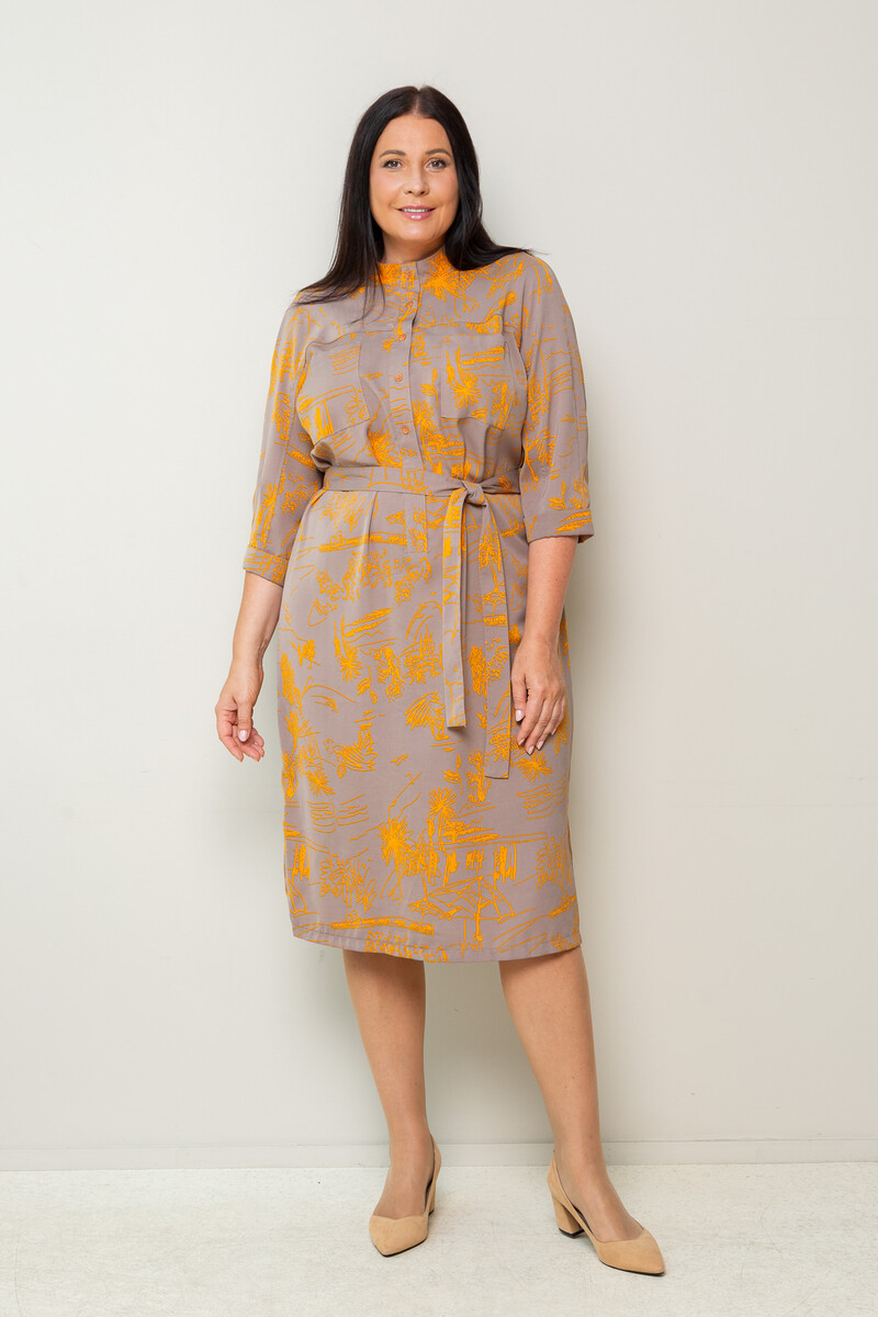 

Платье, Оранжевый