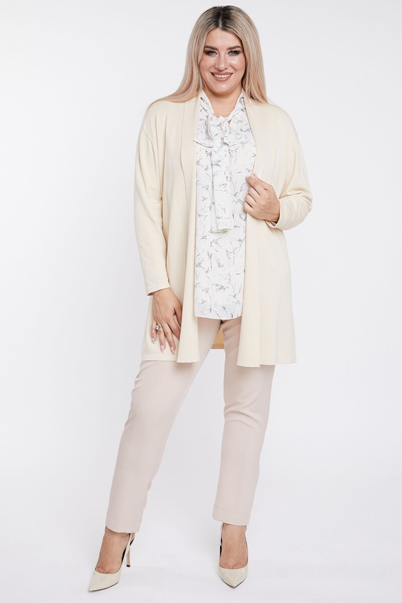 

Кардиган, Бежевый;молочный