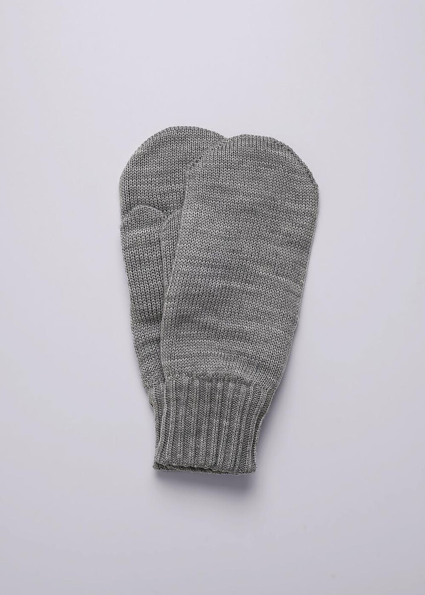 

Перчатки варежки, Серый;меланж св.серый