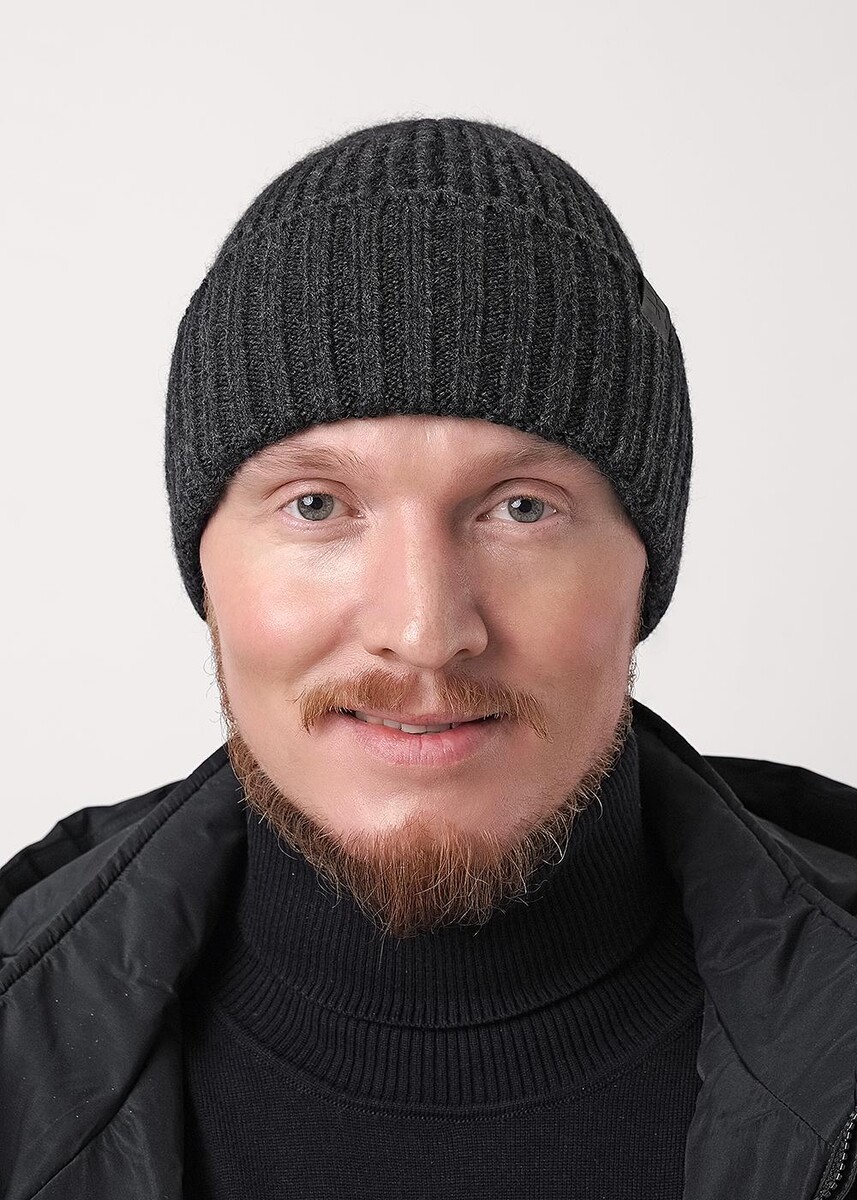 

Шапка, Серый;меланж т.серый