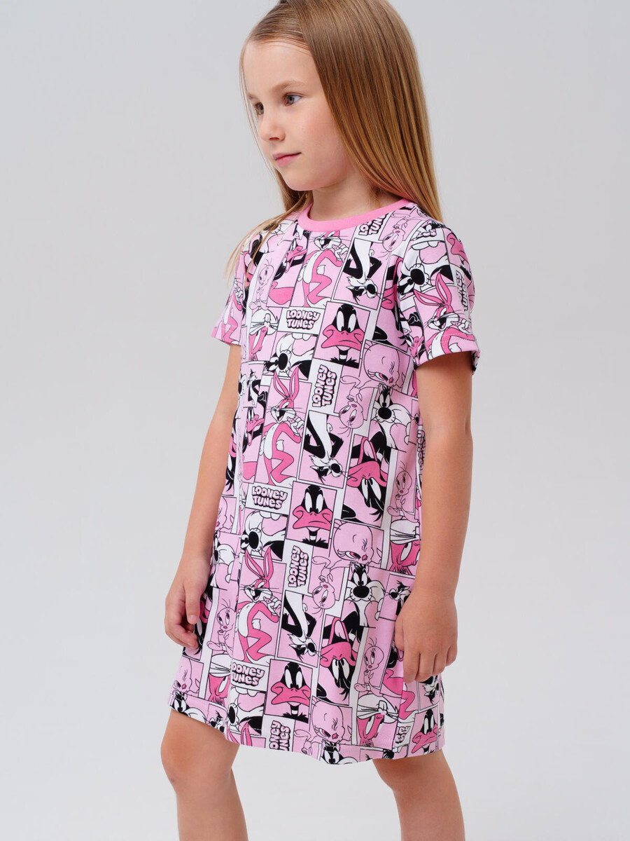 

Сорочка ночная трикотажная, Розовый