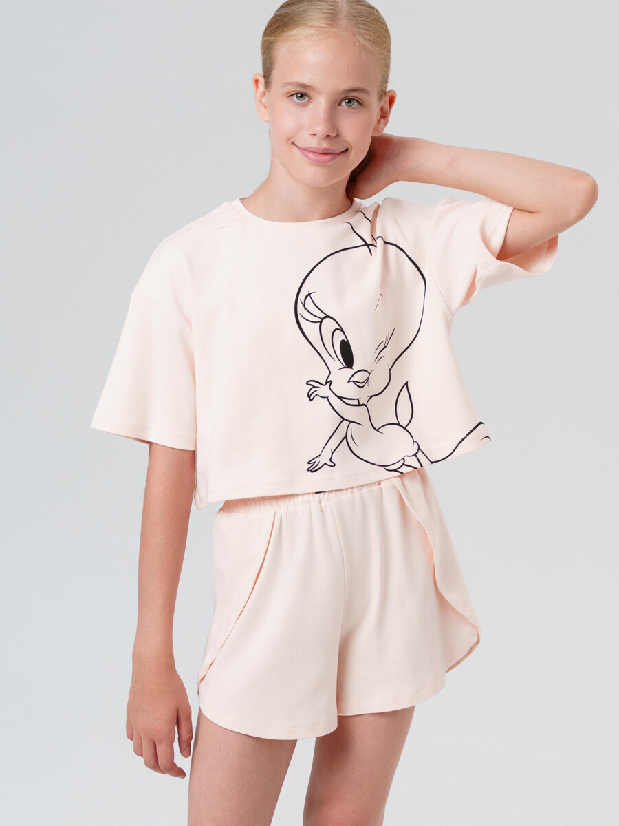 

Пижама трикотажная, Бежевый