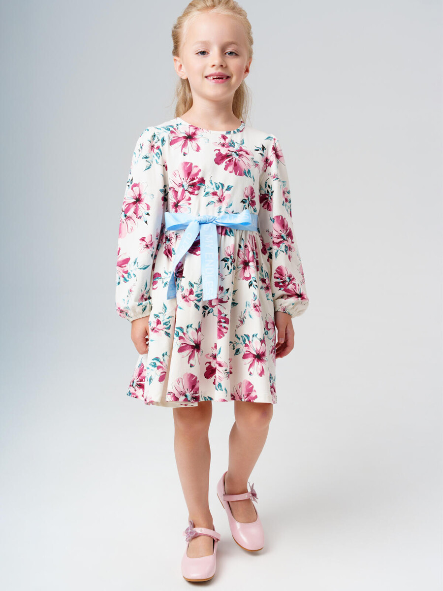 

Платье трикотажное, Разноцветный