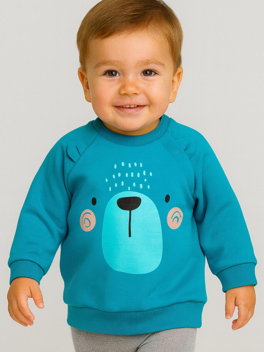 

Толстовка трикотажная, Бирюзовый