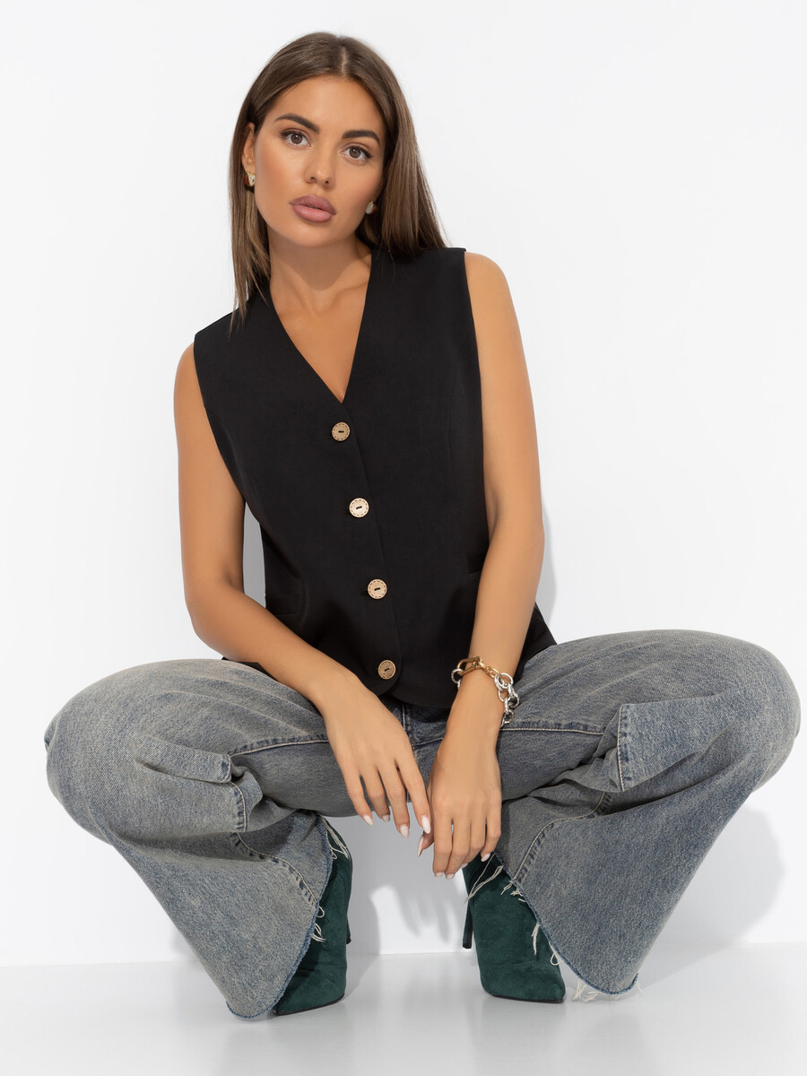 

Жилет, Черный