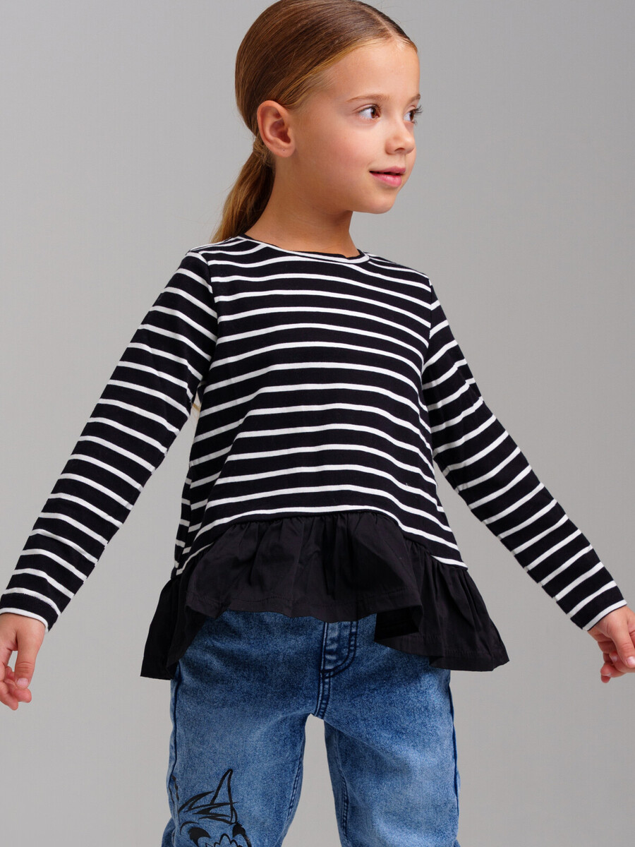 

Фуфайка трикотажная, Черный;белый