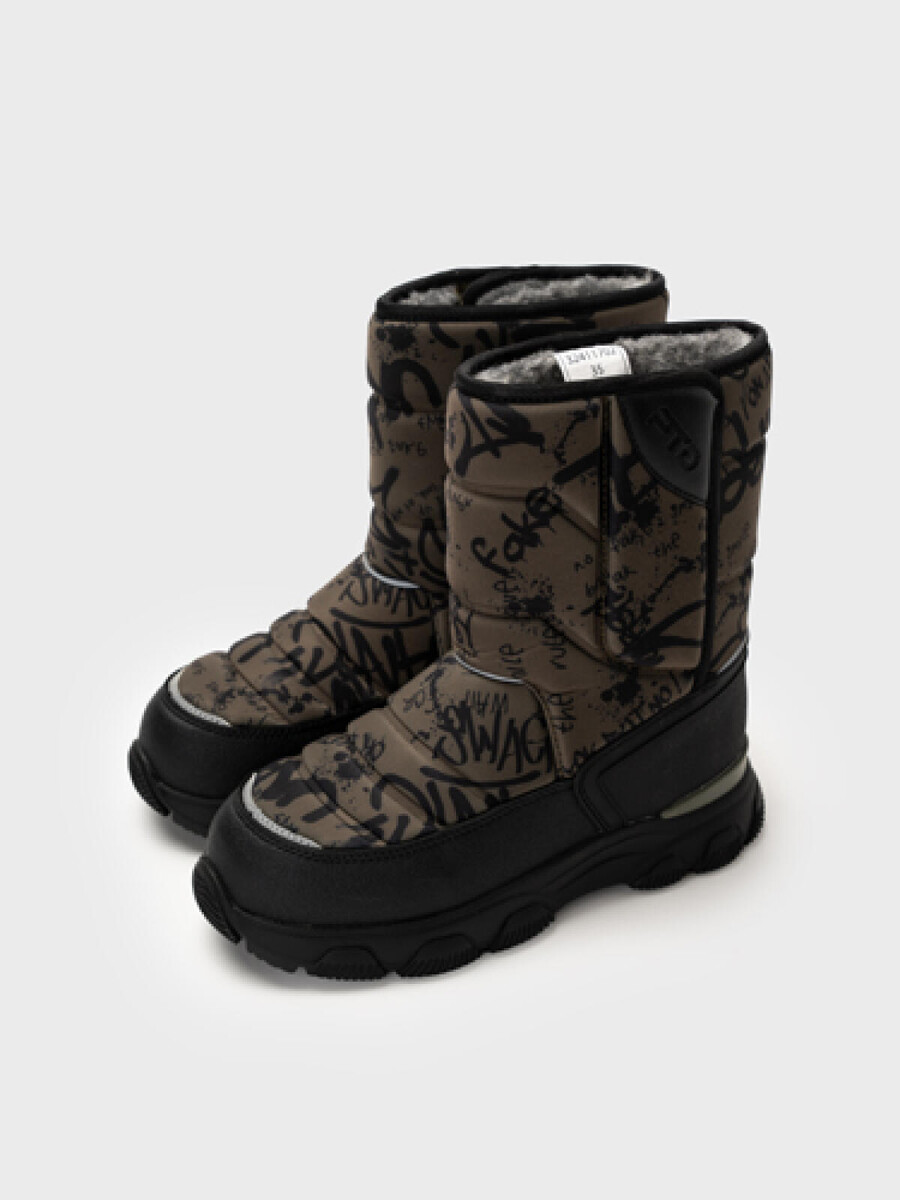 

Сапоги, Хаки;черный