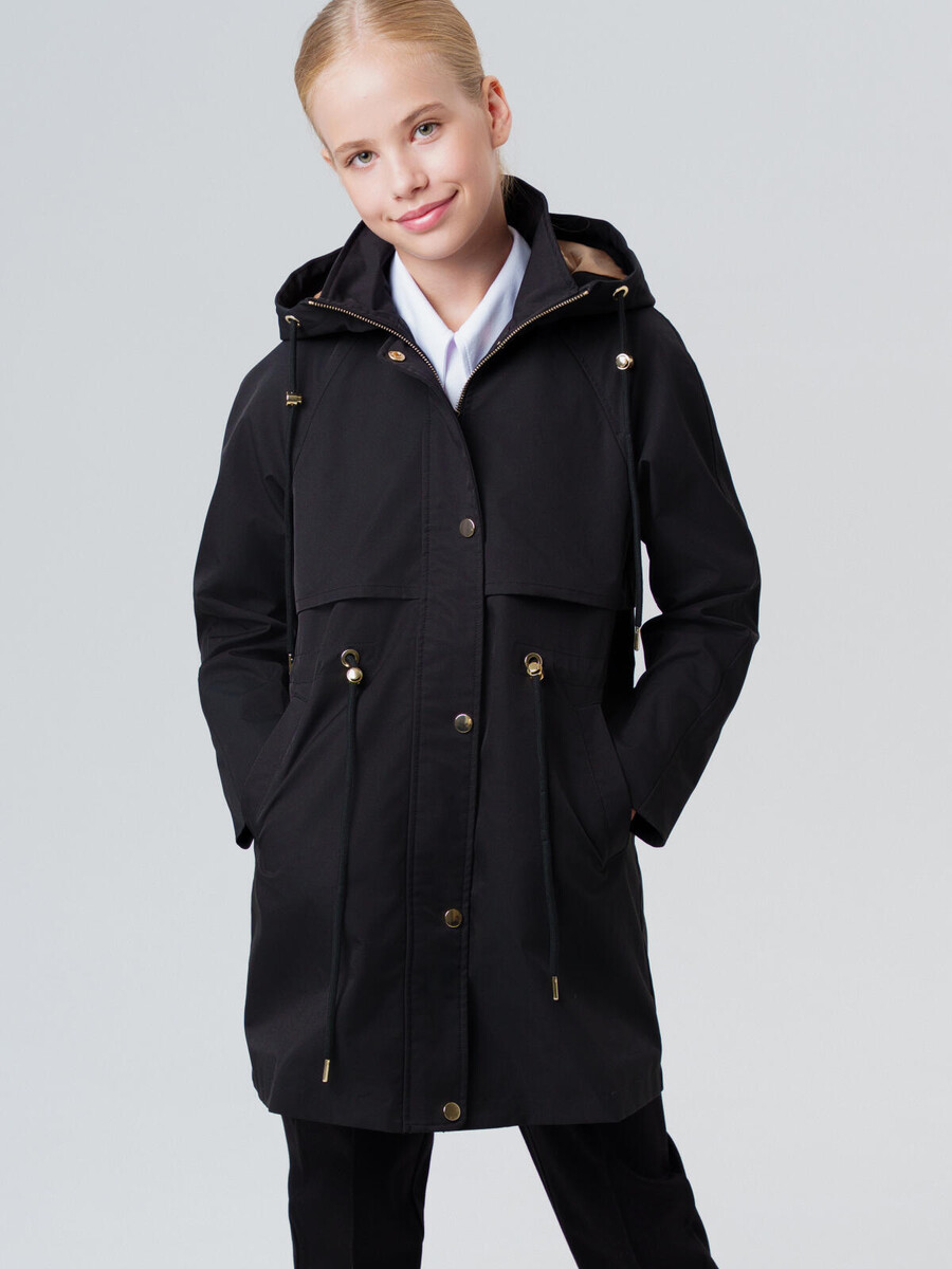 

Плащ, Черный;золотой