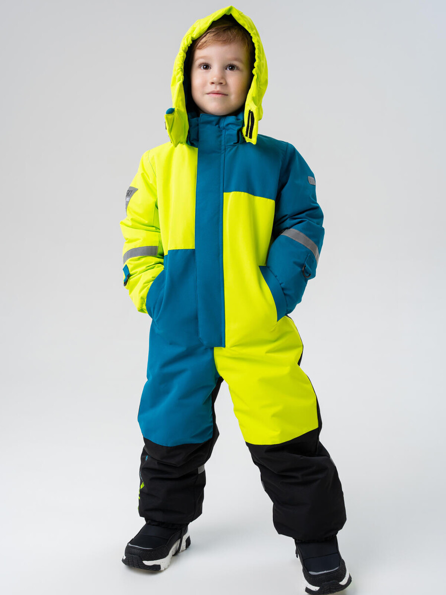 

Комбинезон, Синий;черный;бирюзовый;зеленый