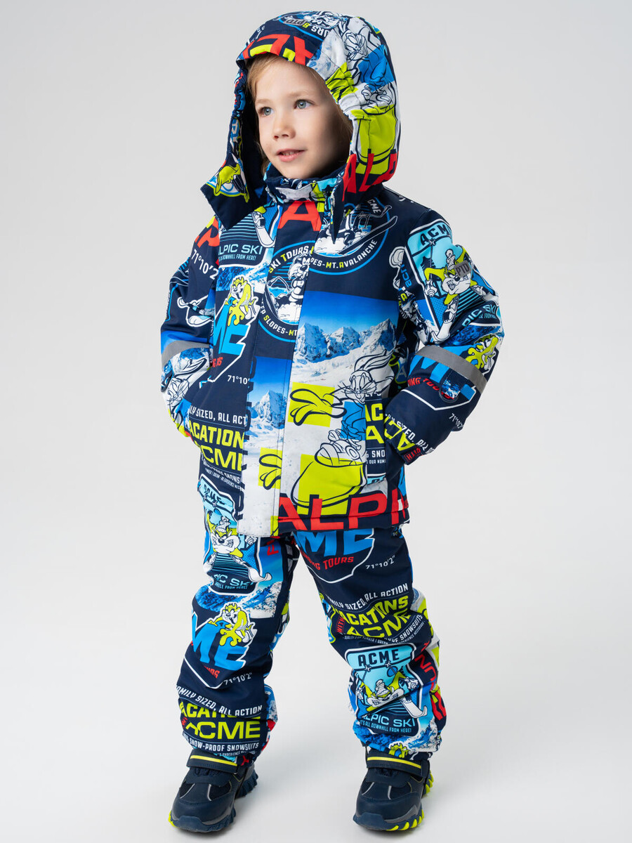 

Комплект куртка полукомбинезон, Разноцветный