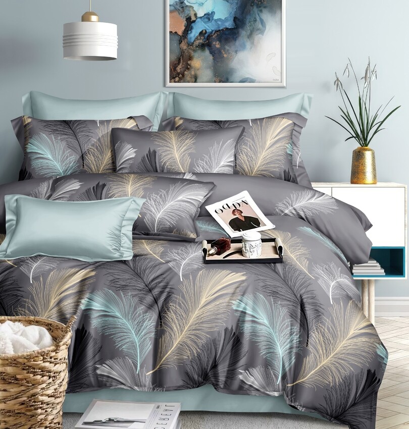 

Постельное белье 2-х сп, Серый