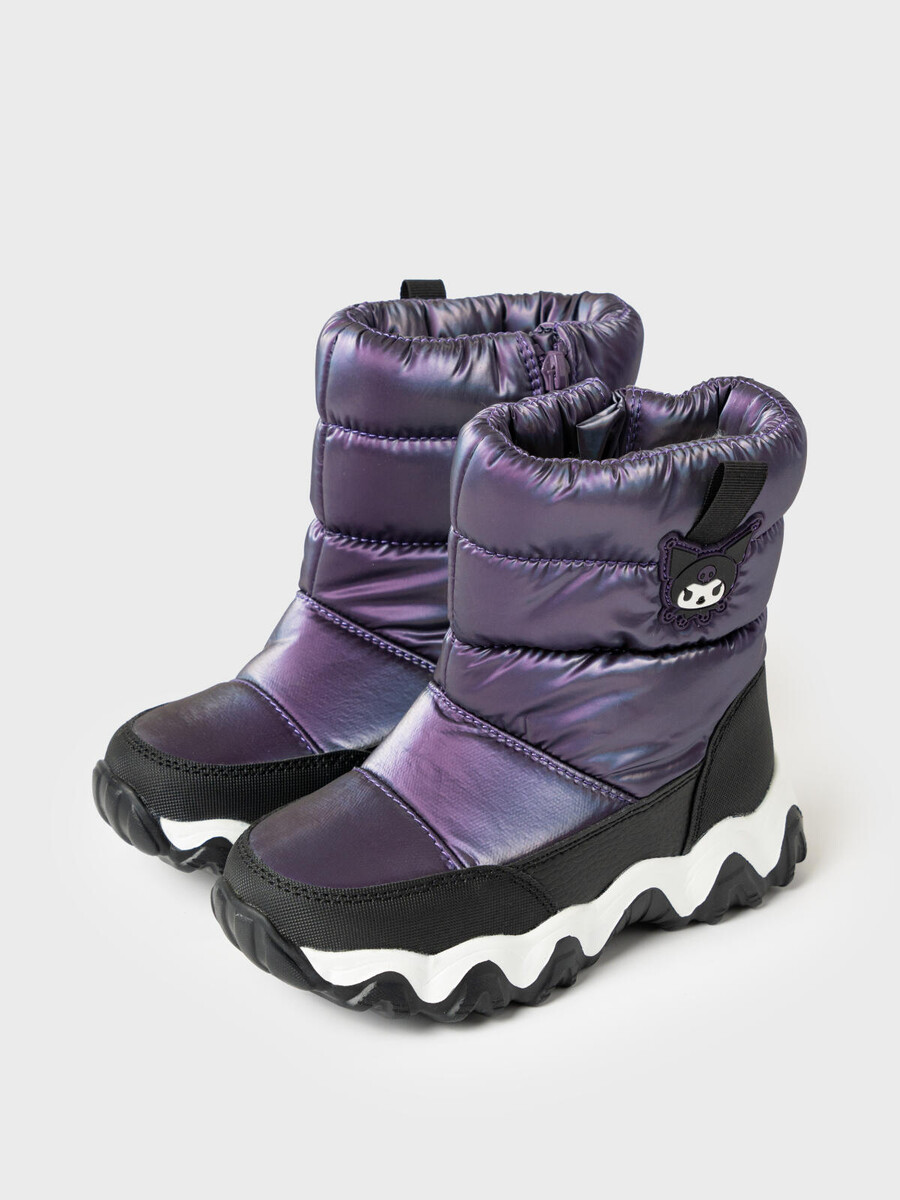 

Сапоги, Фиолетовый;черный