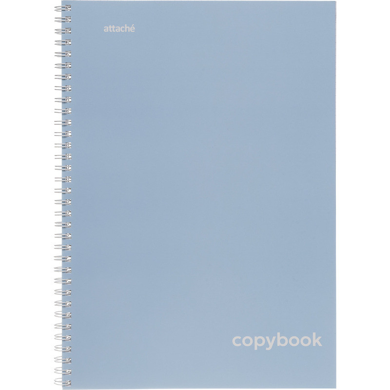 

Бизнес-тетрадь Attache Акварель А4 96 листов голубая в клетку на спирали