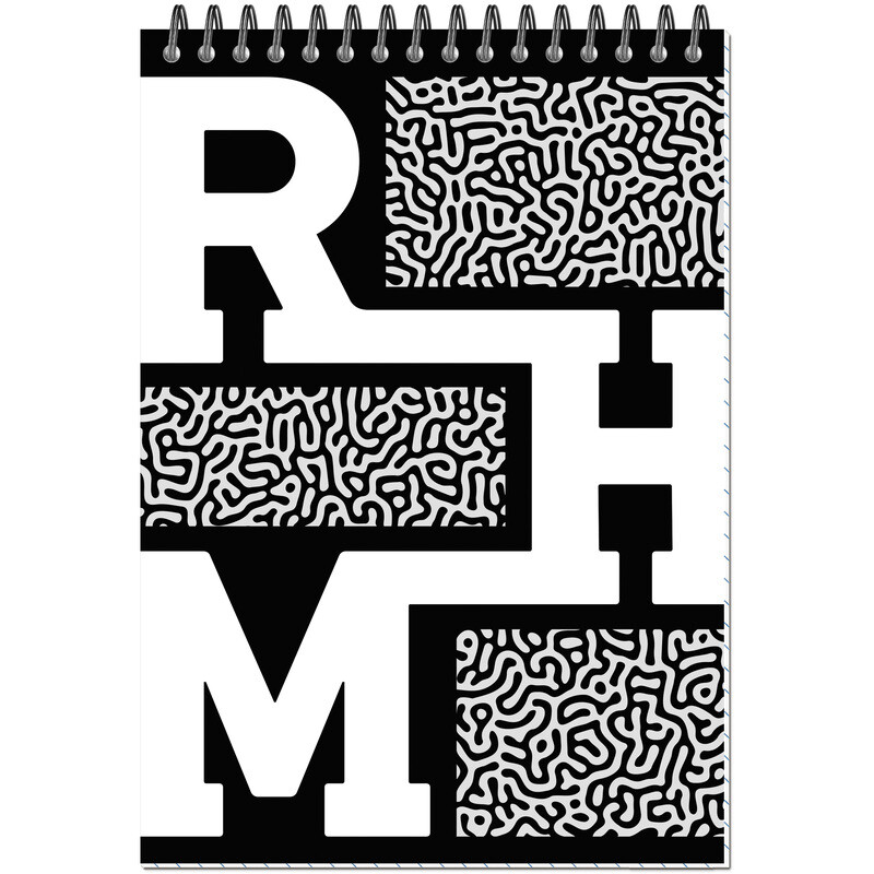 

Блокнот Attache Concept А5 50 листов черный в клетку на спирали (146x204 мм)