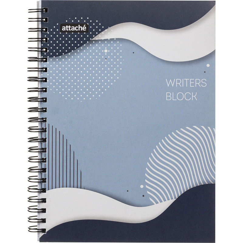 

Бизнес-тетрадь Attache Граффити А5 120 листов в клетку на спирали (146x204 мм)