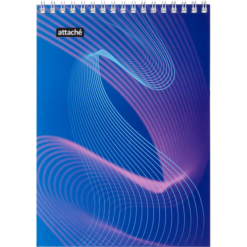 

Блокнот Attache Forma А5 60 листов в клетку на спирали (146x204 мм)