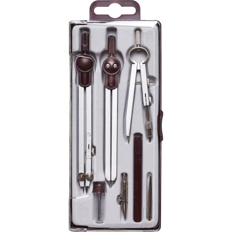 

Готовальня Attache (корпус серебристый, S03007H)