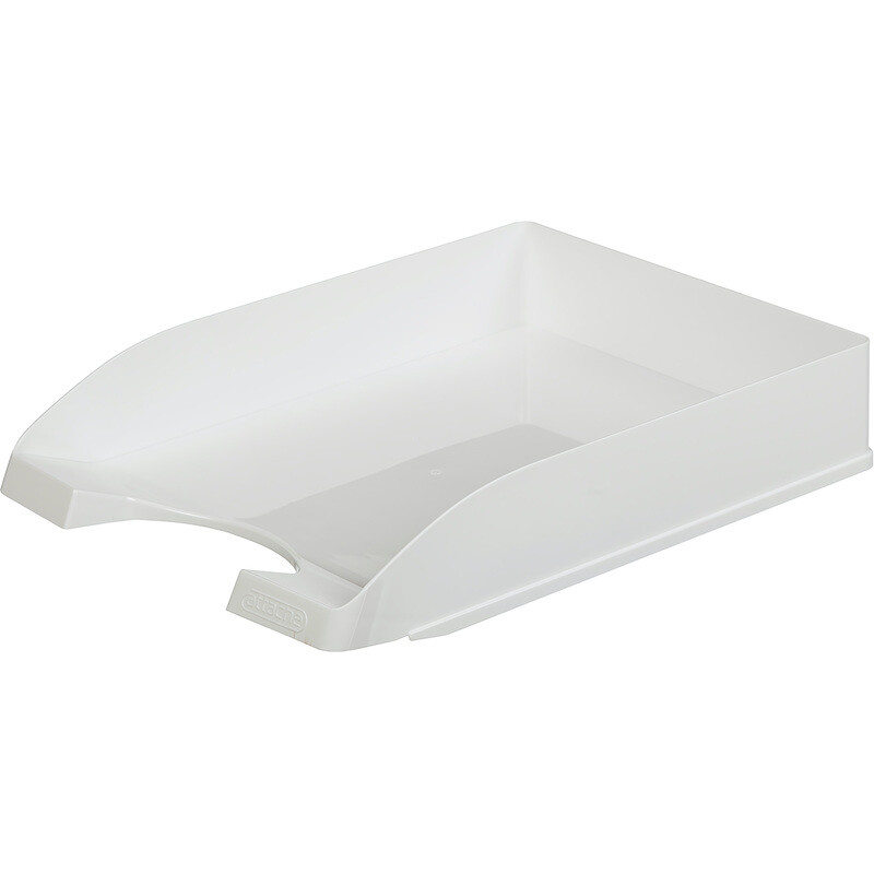 

Лоток горизонтальный для бумаг Attache Line пластиковый белый