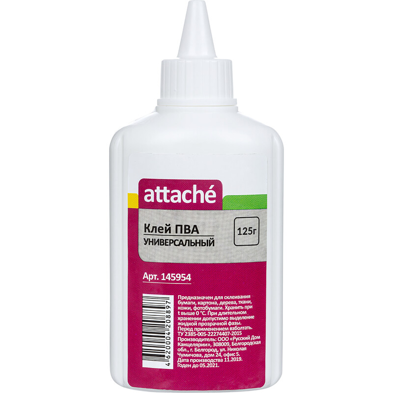 

Клей ПВА 125 г Attache