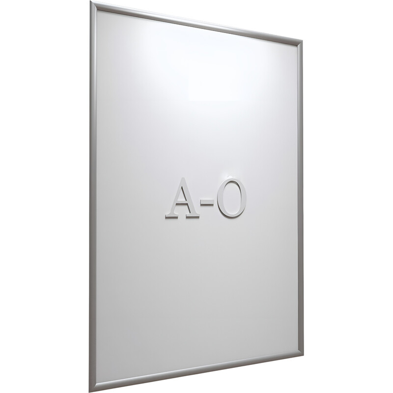 

Рамка настенная с клик-профилем 25 мм формат А0 Attache серебристая