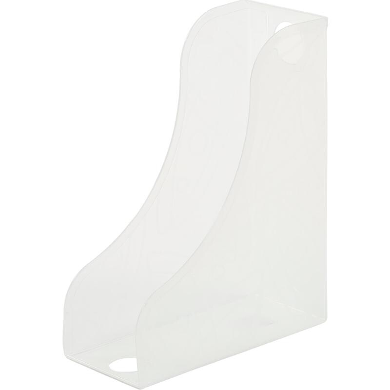 

Лоток вертикальный для бумаг Attache Open-Space 115 мм пластиковый прозрачный