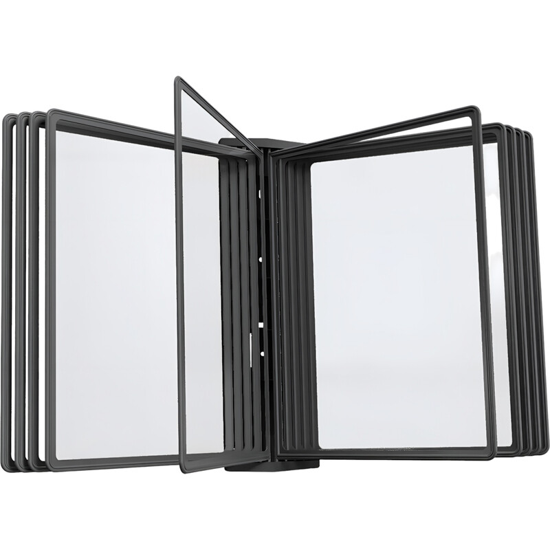 

Демосистема настенная А4 черного цвета Attache (10 панелей)