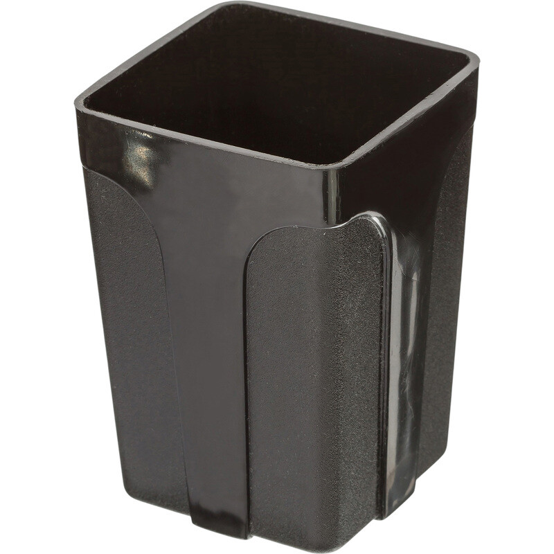 

Подставка-стакан для канцелярских принадлежностей Attache City черная 10x7x7 см