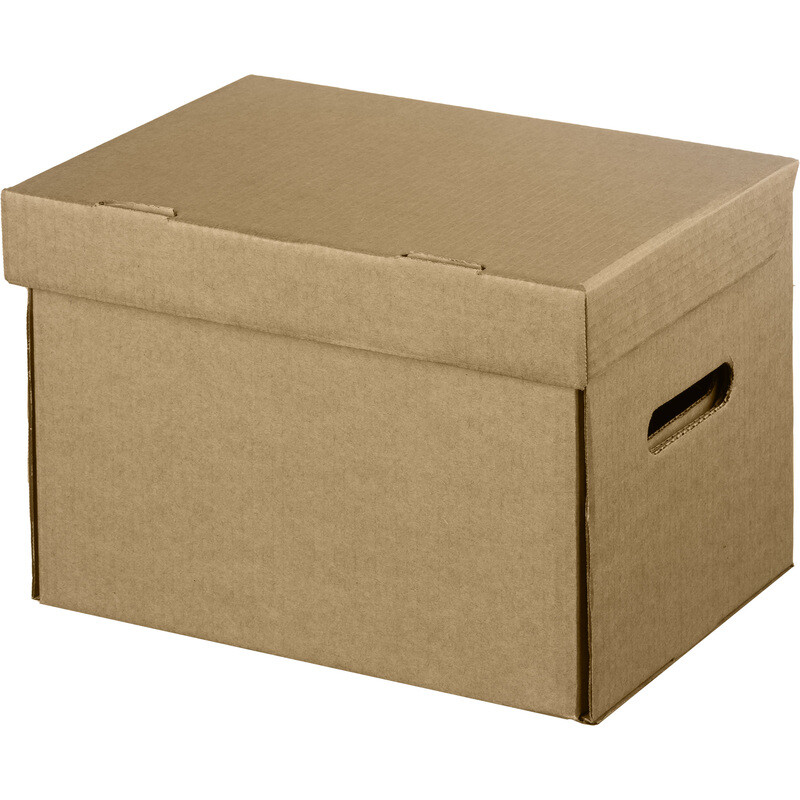 

Короб архивный Т23 Делопроизводство 345х240х245 мм из гофрокартона